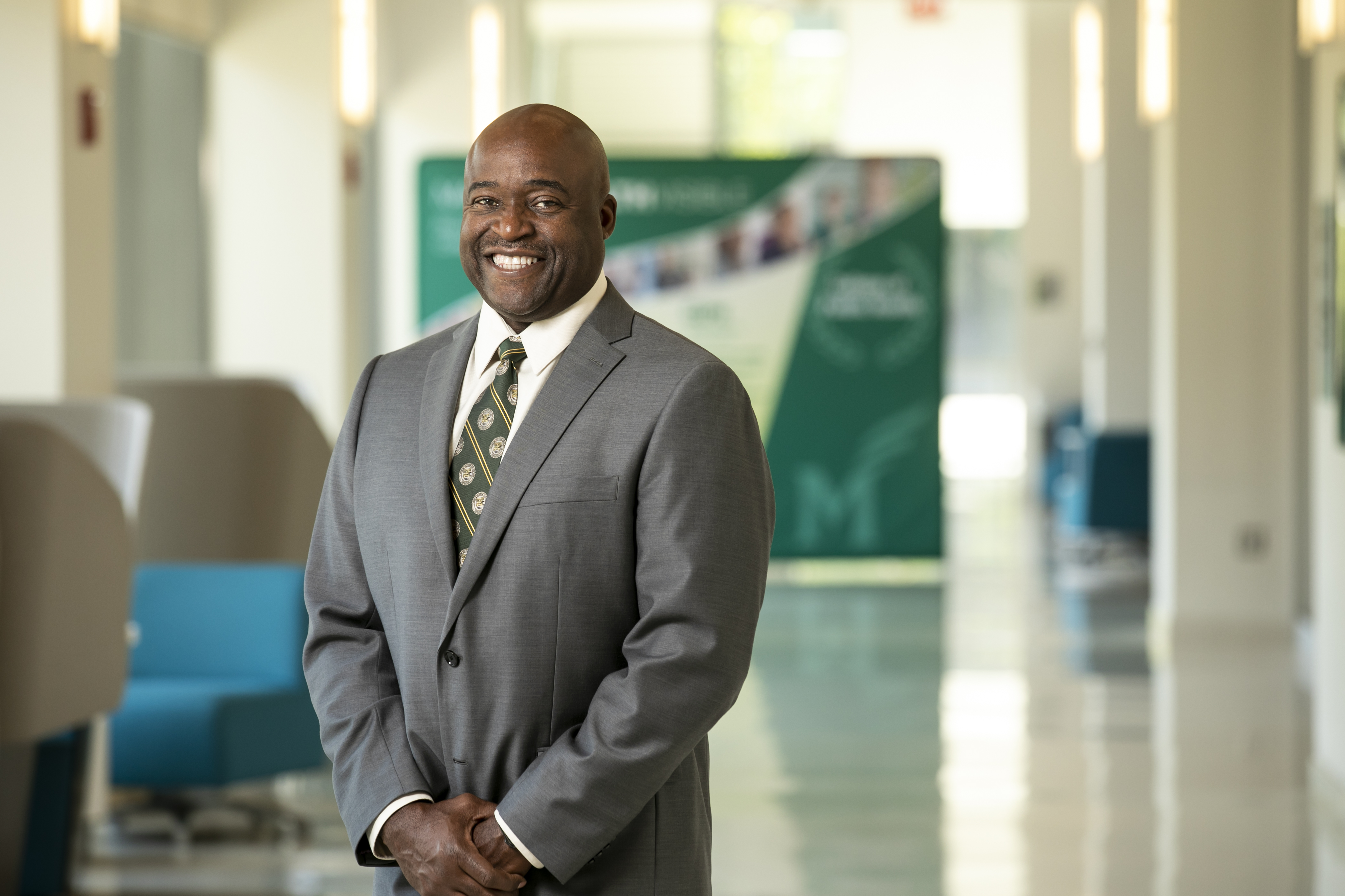 Dr. Gregory Washington inside GWU